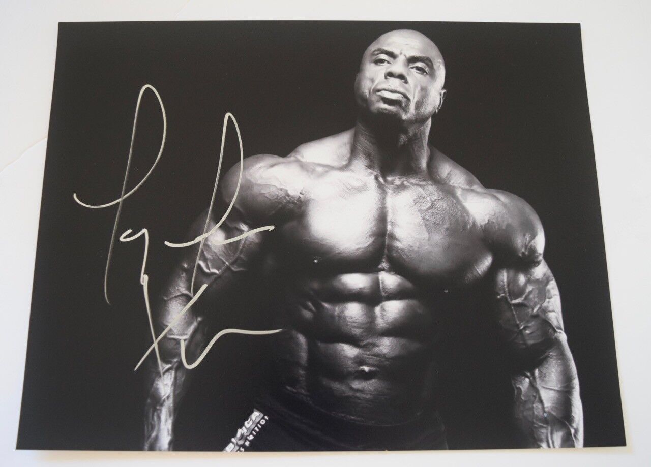 Toney man Signed Autographed 11x14 Photo Poster painting Bodybuilder Bodybuilding COA VD