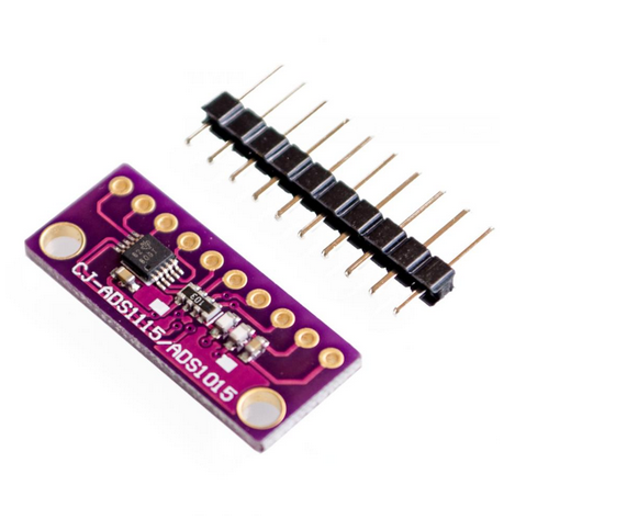 I2C ADS1015 16 Bit ADC 4 channel Module with Programmable Gain Amplifier