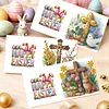 12PCS Diamond Painting Easter Cross Greeting Card Kit for Birthdays Thanksgiving & Special Occasion
