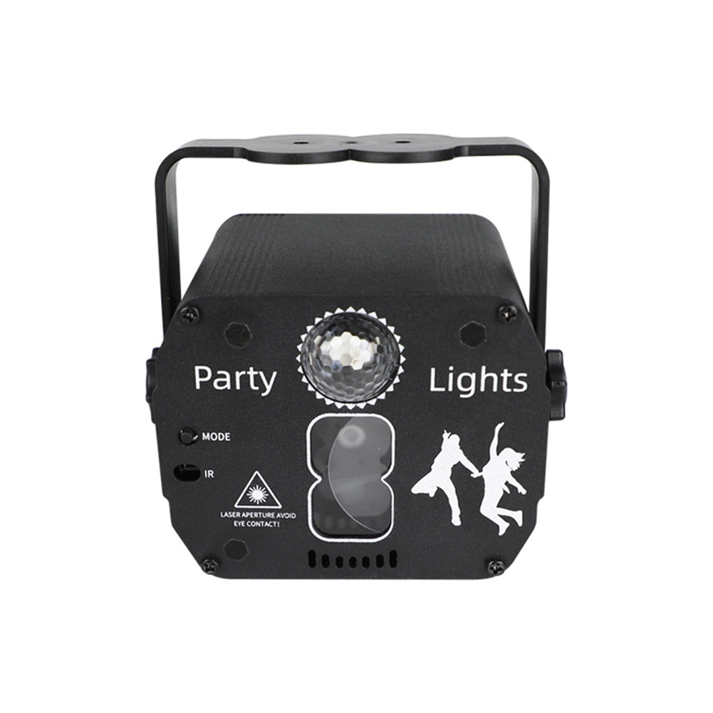 

USB Rechargeable Colorful Projection Lamp Christmas Party Stage Laser Light, 501 Original
