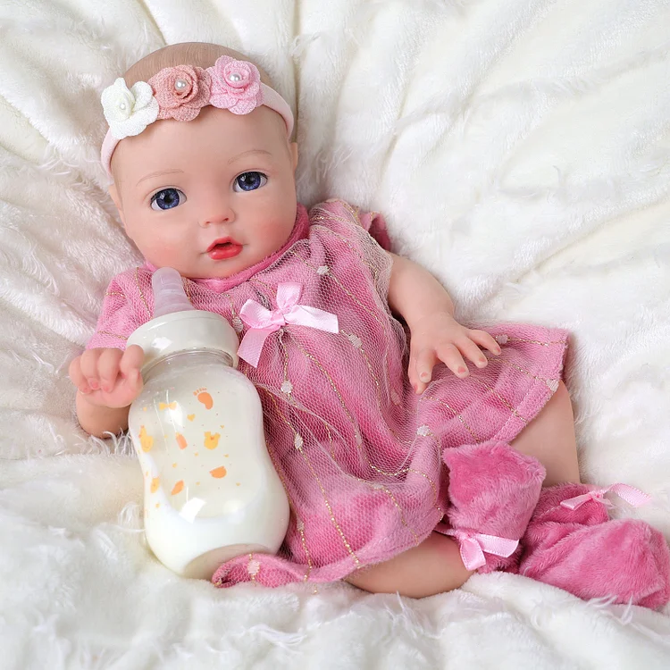 Babeside Terry 12" Full Silicone Reborn Baby Dolls Princess Girl