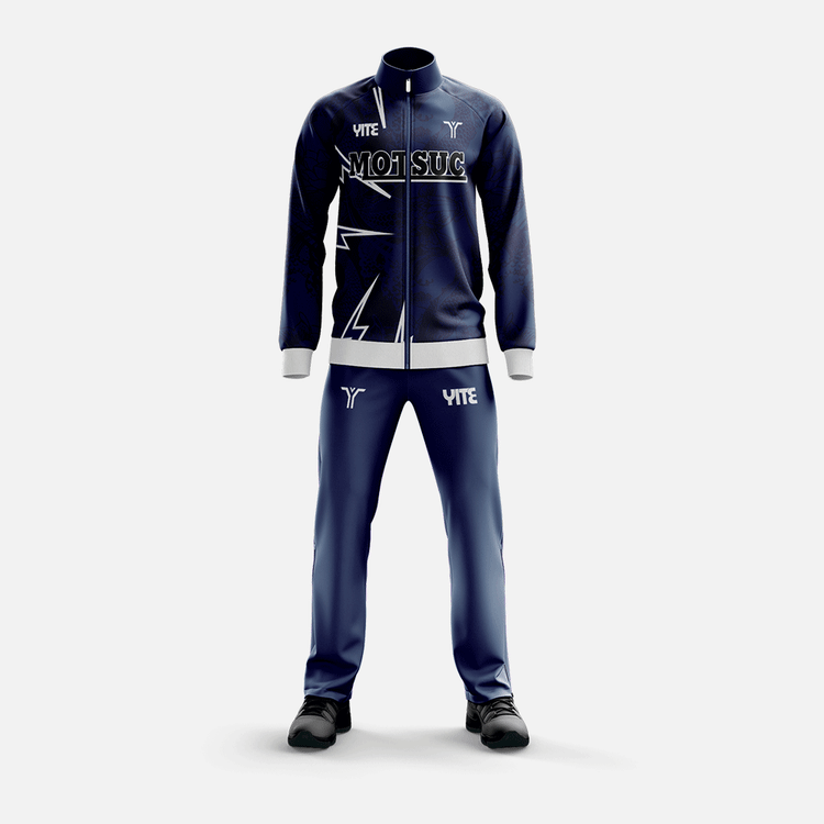 YITE | LWT24-019- White  And Blue Tracksuit