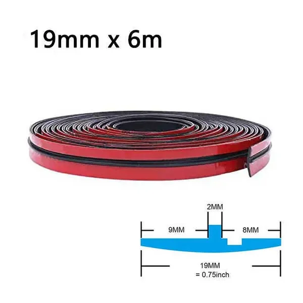 New Sealant Protector Strip Window Noise Insulation Soundproof Car Rubber Seals Edge Sealing Strips