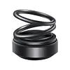 Solar Powered Aroma Diffuser Rotating Suspension Double Ring Car Perfume for Car