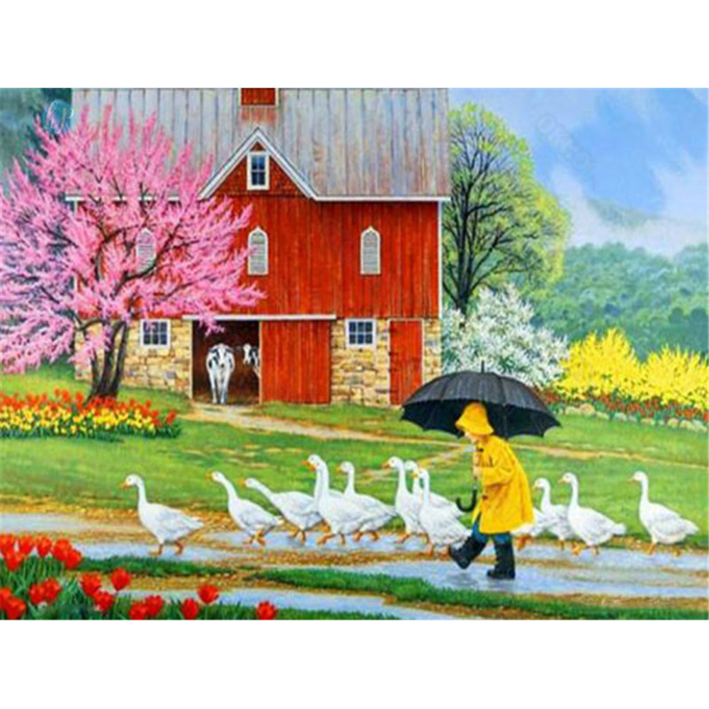 

Garden Scenery - Round Drill Diamond Painting - 40*30CM, 501 Original