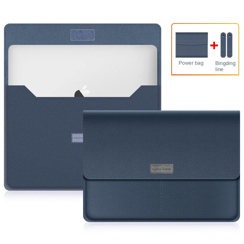 Llyge New Laptop Sleeve for Macbook Pro 13 Case 2024 Laptop Computer Waterproof PU Leather Laptop Bag For Macbook Air 13 Case 2024 llyge