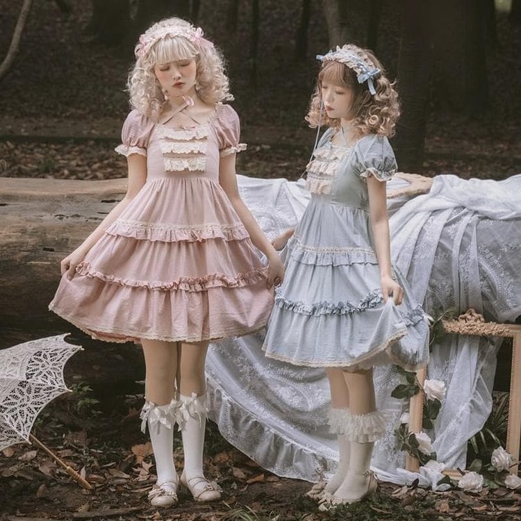 Pastel Kawaii Princess Lolita Dress SS2082