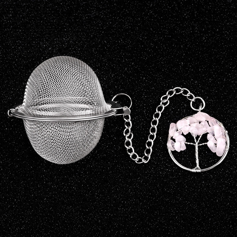 Vintage Style Classic Style Life Tree 304 Stainless Steel Crystal Agate 1 Piece