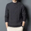 Turtleneck solid color sweater