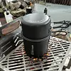 2Pcs Camping Cooking Pot Aluminum Alloy Backpacking Pot Gear for Trekking Hiking