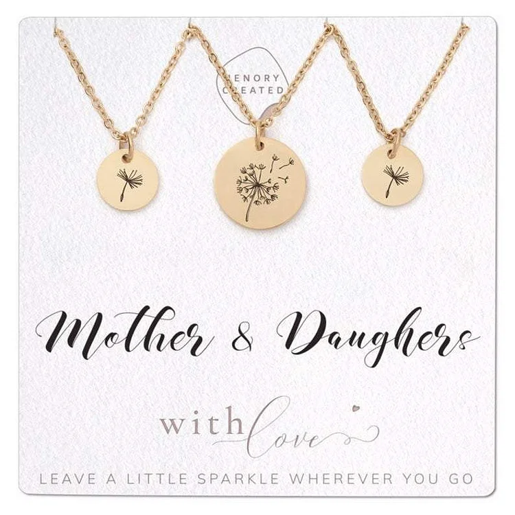 Mother & Daughter With Love Necklace