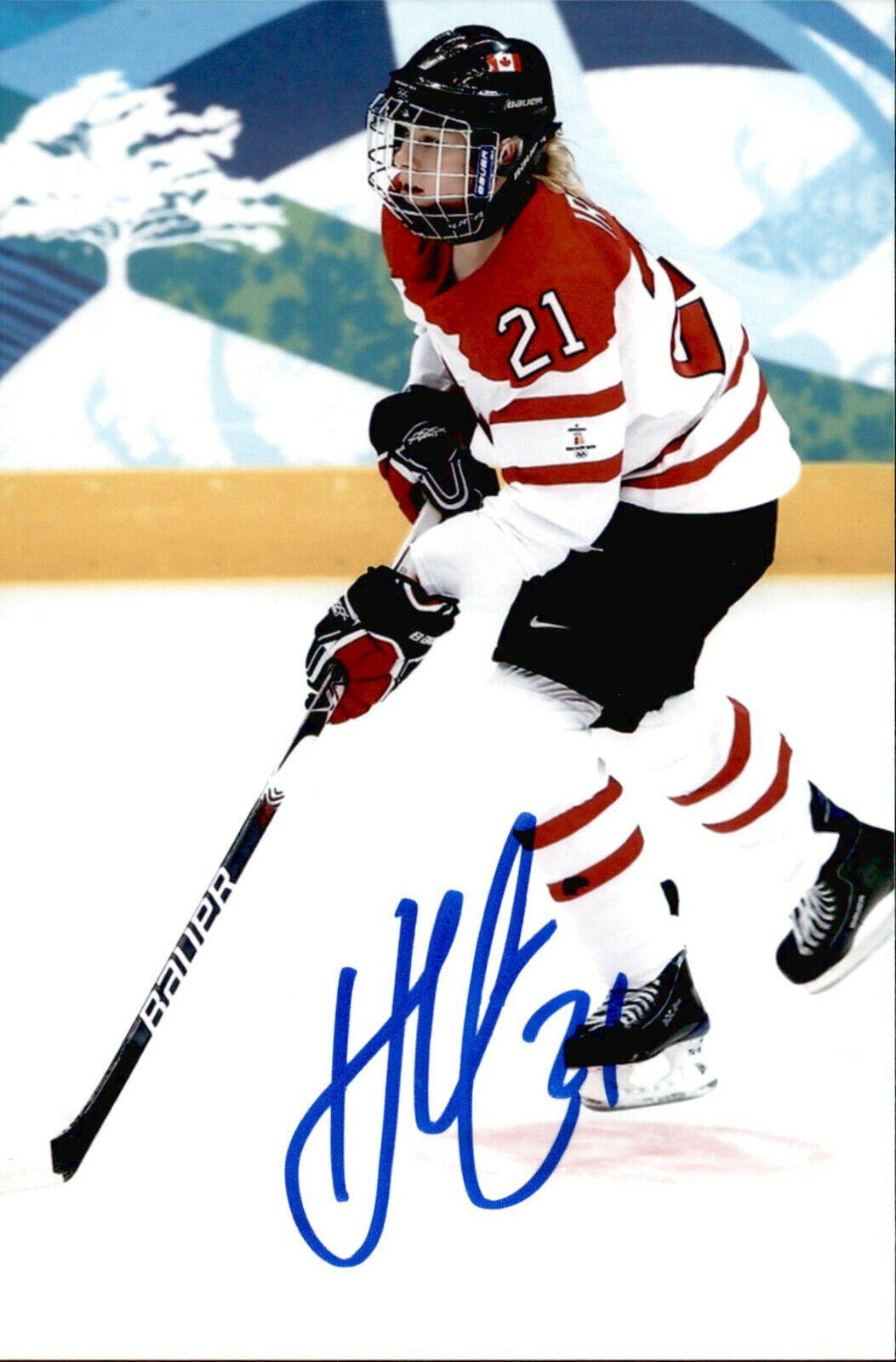 Haley Irwin SIGNED 4x6 Photo Poster painting WOMEN'S HOCKEY / TEAM CANADA