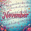November-18CT Stamped Cross Stitch 25*25cm/9.84*9.84in tapestrymarket