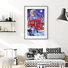 Diamond Painting-DIY Full Round Drill Santa Claus(50X35CM)