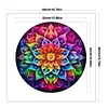 (US Only)Full Embroidery cotton Thread 11CT Printed Mandala Cross Stitch Kit 40x40cm