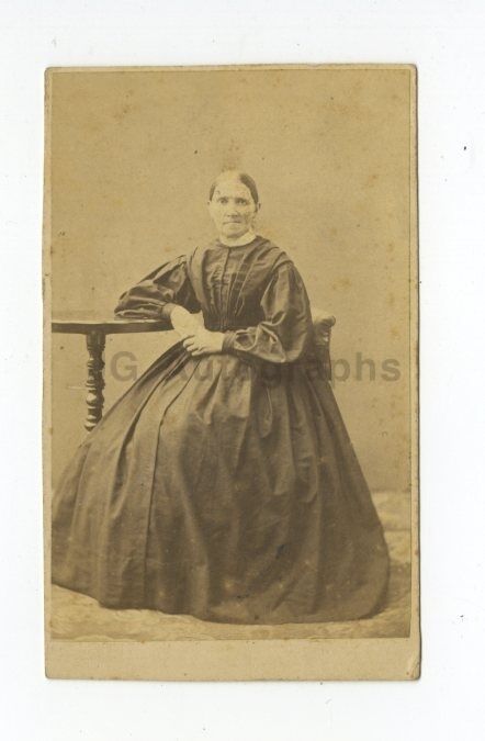 19th Century Fashion - 19th Century Carte-de-visite Photo Poster painting - Westeras, Norway