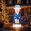 Glowing Snow Miser Figure Classic Unique Look for Outdoor Lawn Porch Decor