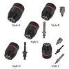 Metal Keyless Drill Chuck Adapter 1.5-13mm Quick Change Converter Fixture Tools