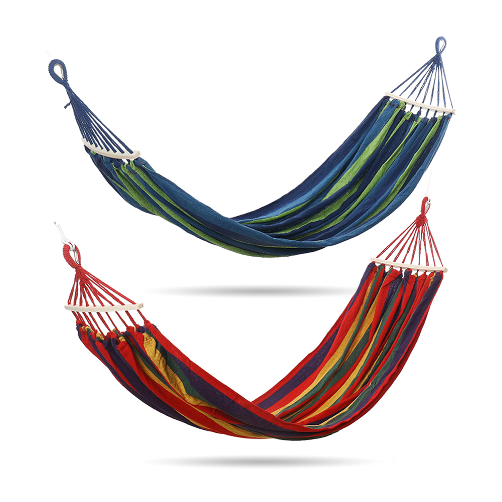 

Portable Camping Hammock Leisure Outdoor Chair Swing Stripe Hanging Hammock, 501 Original