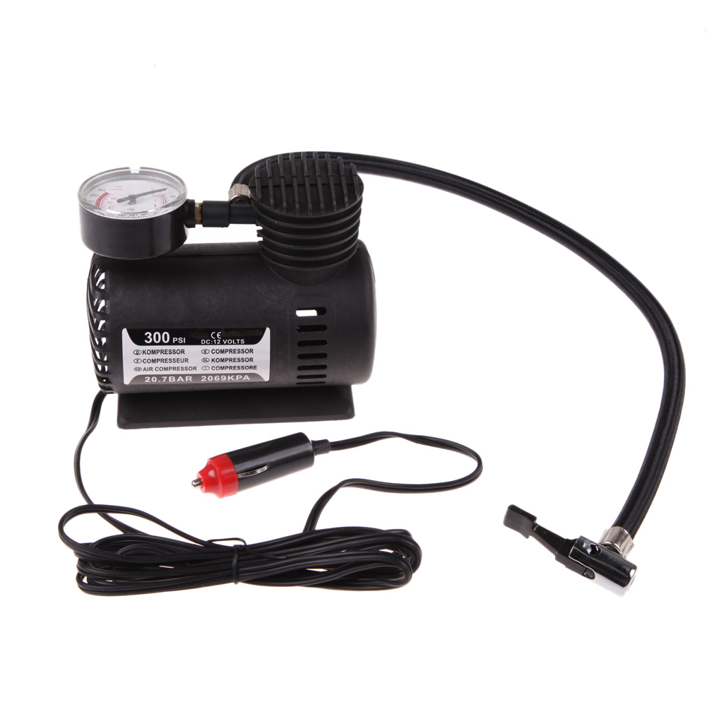 

Portable 12V Auto Car Electric Air Compressor Tire Infaltor Pump 300 PSI XR, 501 Original
