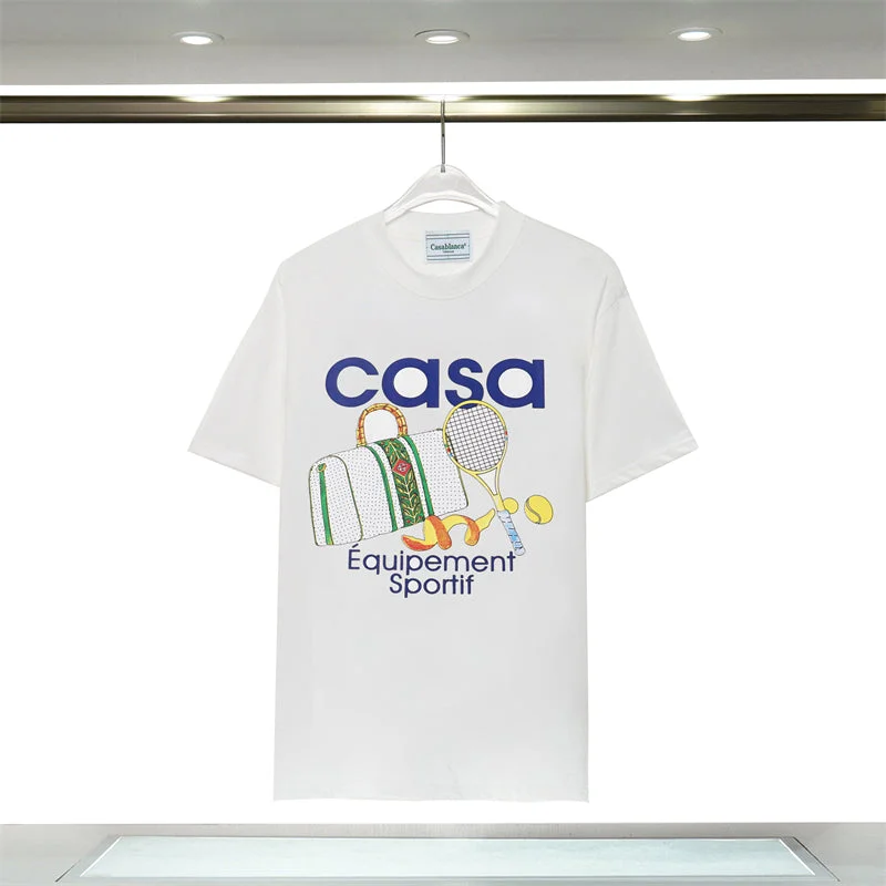 Casablanca 2023 new fashion T-shirt short sleeves