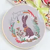【Limited Stock Sale】Christmas-DIY Embroidery Kit with Pattern Cotton Threads Needles Hoop 30*30cm/11.8*11.8in tapestrymarket