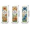 3Pcs Special Shape Flowers 5D DIY Diamond Painting Bookmark for Book Lovers