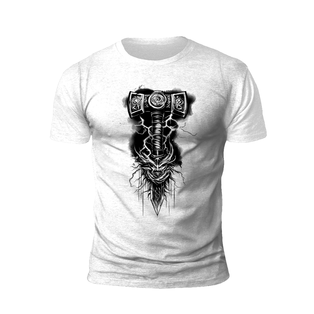 Mjölnir's Power: The Hammer of Thor Unleashed T-shirt