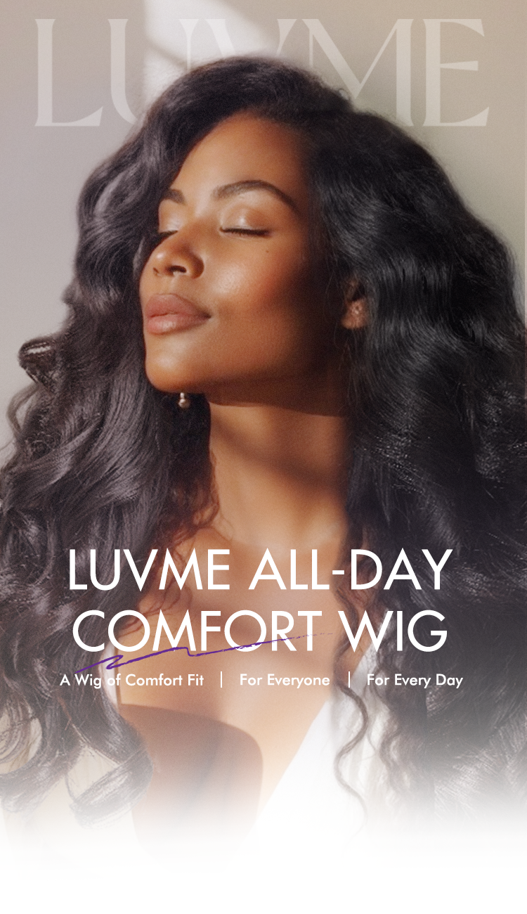 Luvme All-Day Comfort Wig Layered Yaki Straight Glueless 7x6 Closure HD Lace Human Hair Wig Pre-Cut Lace-11