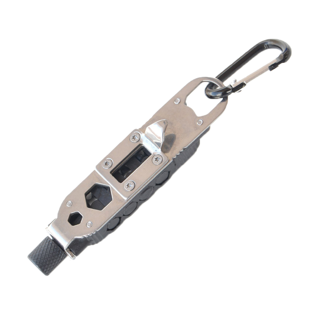 

Mini Multifunction Screwdriver Key Chain Keyring Bottle Opener Repair Tool, 501 Original