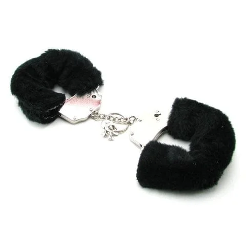 pornhint Pornhint S&m Furry Handcuffs: Black