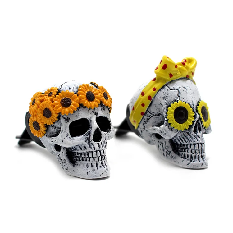 【Ornament】Home Decor Resin Ornaments-Ghost Head Aromatherapy Plug-In gbfke