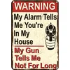 (Multi Style)Warning - Metal Tin Signs(8*12Inch)