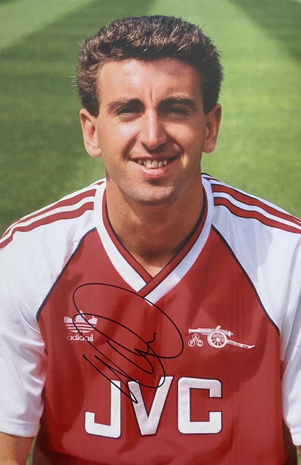 Nigel Winterburn Genuine Hand Signed Arsenal 12x8 Photo Poster painting