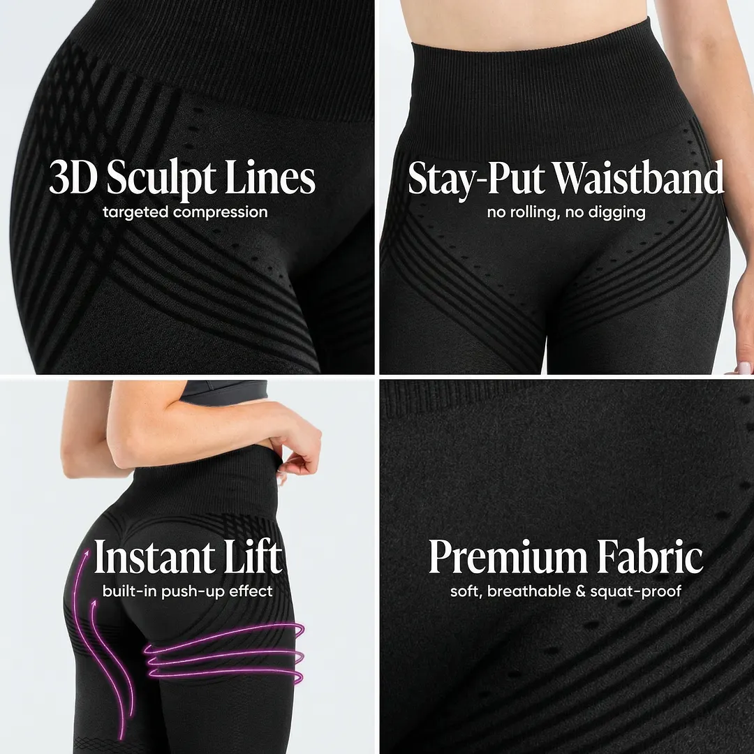 Sculpt 3D&trade; &ndash; Lift & Smooth Leggings | Clinically Tested | Instant Butt Lift