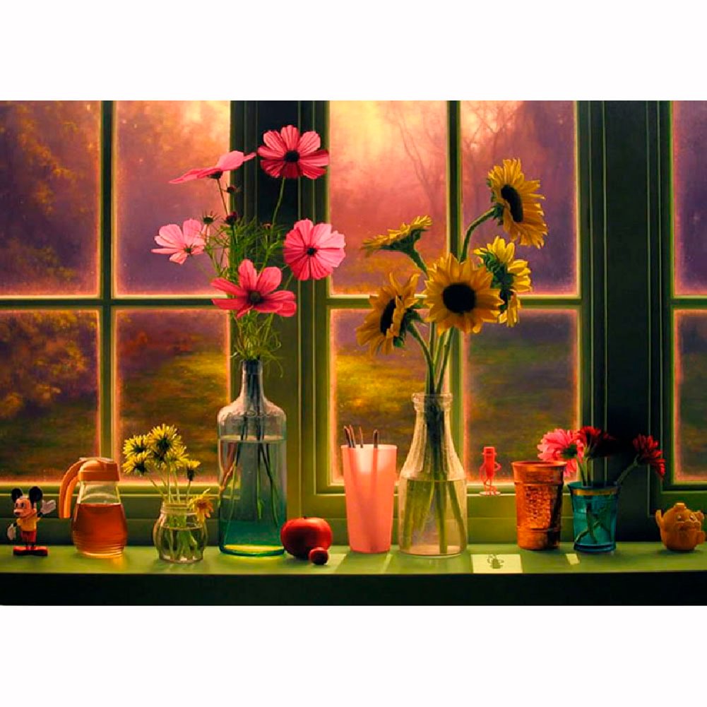 Flower - Full Round - Diamond Painting