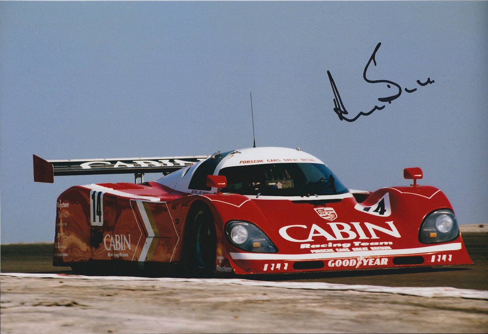 DEREK BELL Signed 12x8 PORSCHE Photo Poster painting Genuine Le Mans Autograph AFTAL COA