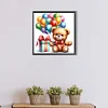 (40*40cm)Bear - Round Partial AB Drill Diamond Painting