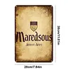 Maredsous - Panneaux en &eacute;tain m&eacute;tallique(20*30cm/30*40cm)