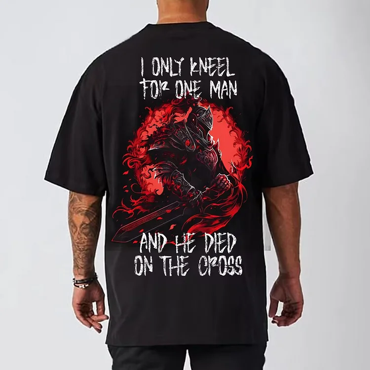 I Only Kneel for One Men Men's Short Sleeve T-shirt | 168DEAL