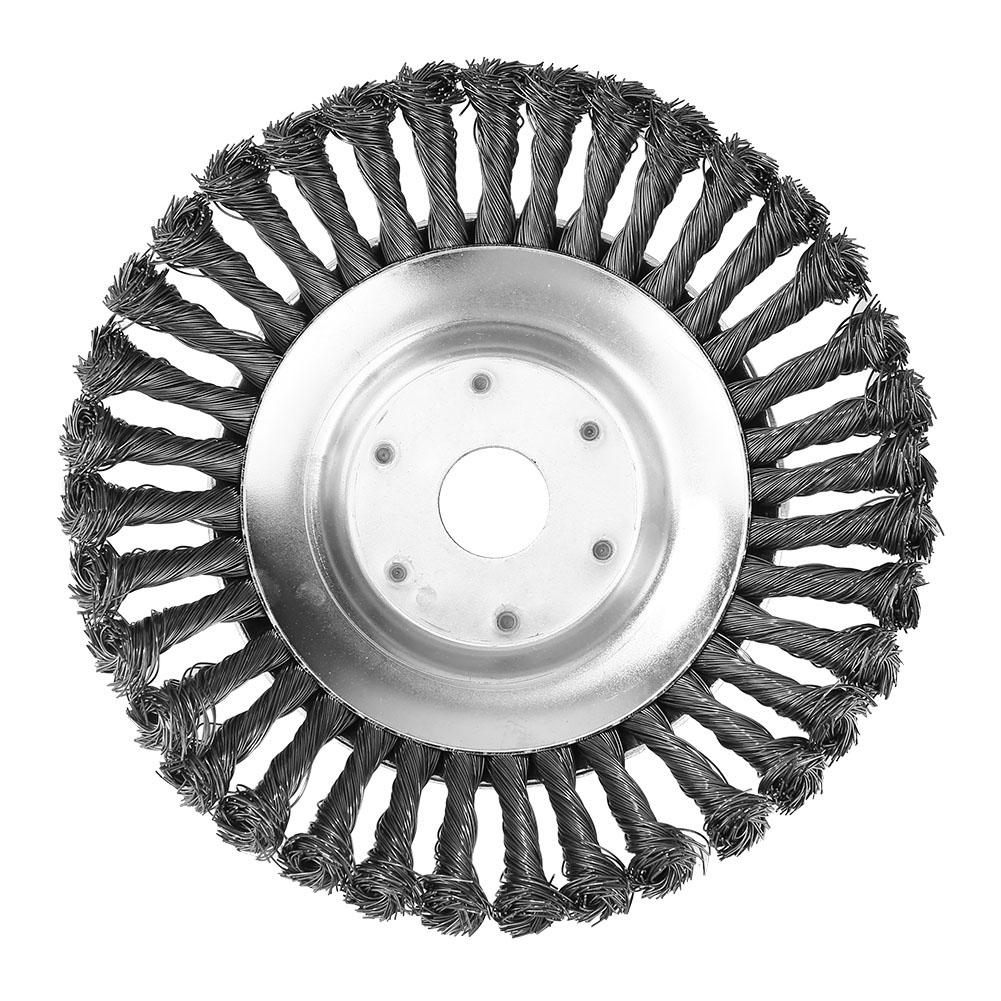 

Brushcutter Lawn Mower Grass Trimmer Head Twist Knot Brush Steel Wire Wheel, 501 Original