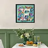 Butterfly Flower F 5D Partial Drill DIY Diamond Painting Kit 30*30cm