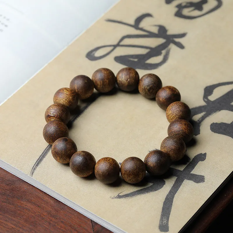 Hainan Agarwood Buddha Beads Bracelet