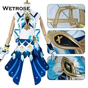 [Wetrose] In Stock R Mualani Муалани Natlan Splish-Splash Wavechaser Genshin Impact Cosplay Costume Wig Full Set