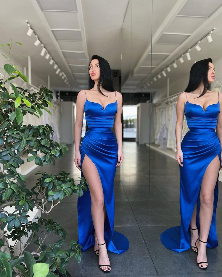 Royal Sea Multicolor Midi Dress main image 1