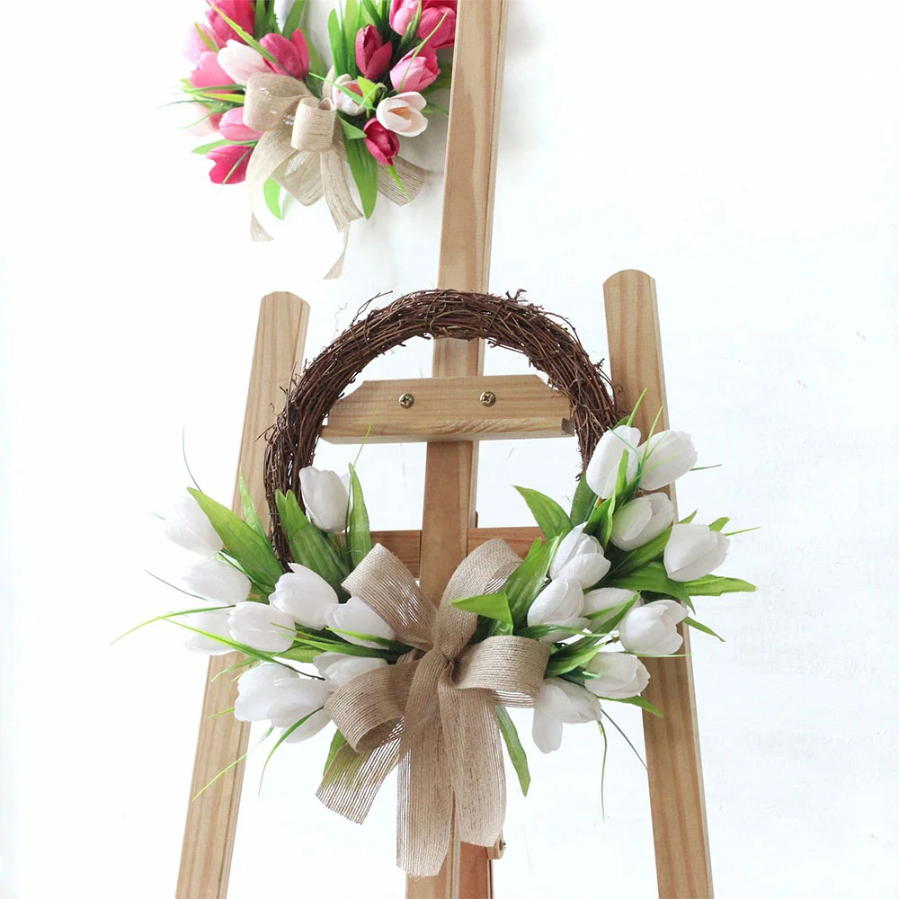 New holiday gift decoration simulation tulip rattan garland