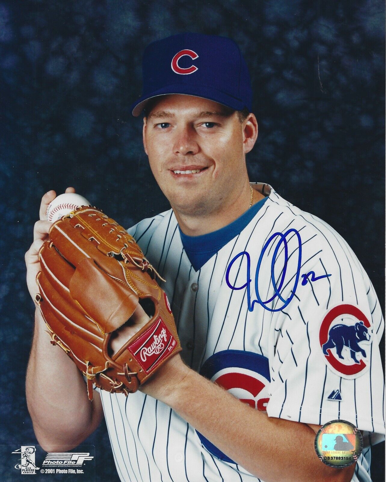 Autographed JON LIEBER 8x10 Chicago Cubs Photo Poster painting - COA