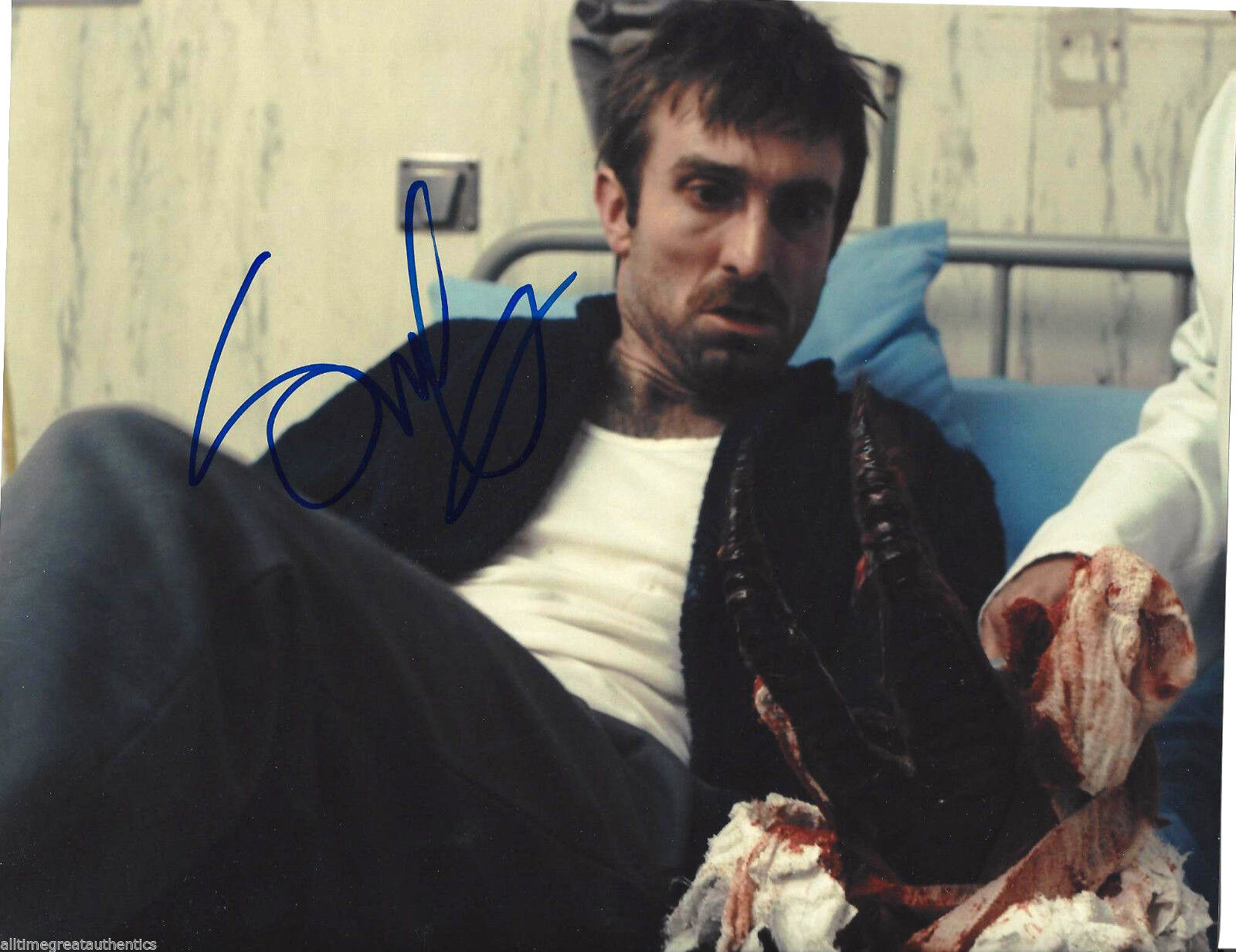 SHARLTO COPLEY HAND SIGNED DISTRICT 9 8X10 Photo Poster painting w/COA ACTOR HARDCORE A-TEAM