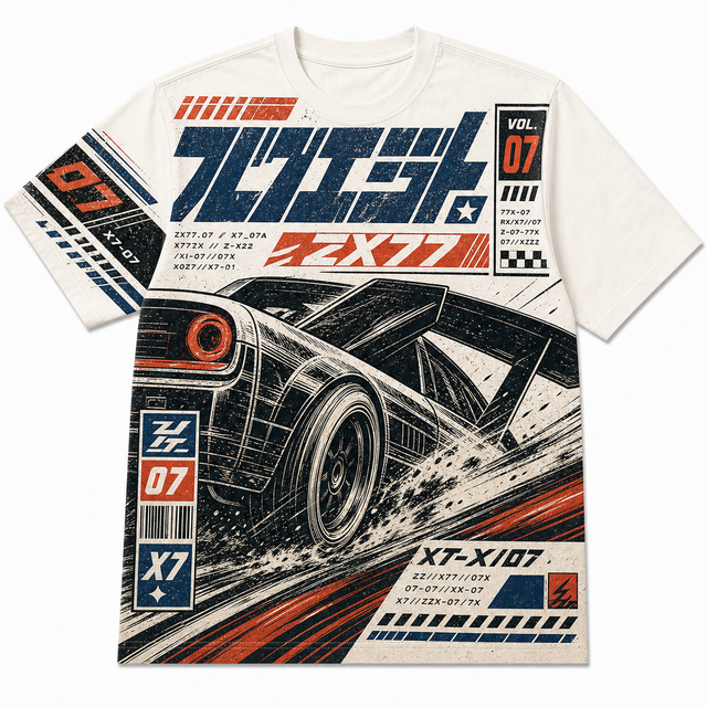 Motorsport Wheel Burst Cotton T-Shirt