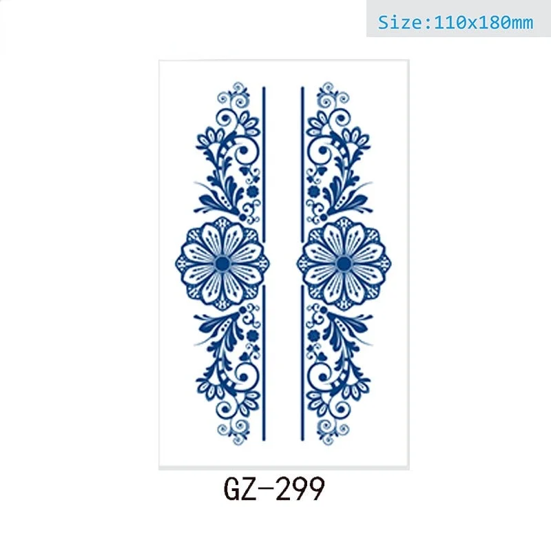 Net Red Herbal Juice Semi-permanent Waterproof Sweat-proof Tattoo Masking Scar Tattoo Sticker Herbal Juice Tattoo Sticker